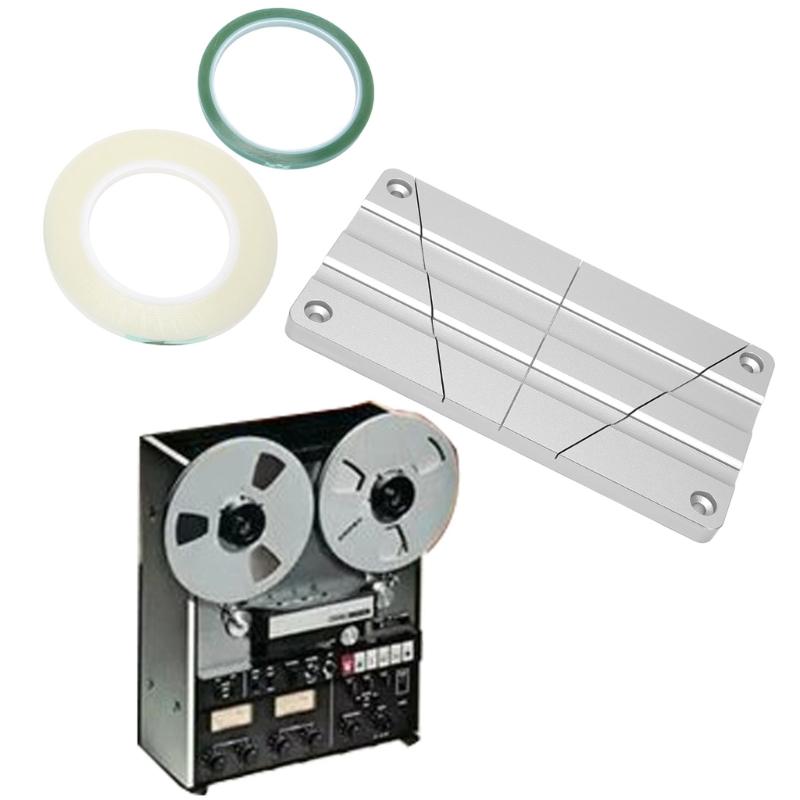 Studio Grade Aluminum Alloy Tape Splicing Set Reel to Reel Tape Splicing Block 1/2 1/4 10Inch Durable Professional
