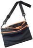 PERiTOSS Sacoche Shoulder Made In with Zipper Black and No-Border Bag, Japan, Lightweight, Water-Repellent, Detail, Orange, PT-0221BKO