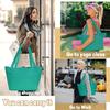 1pc Outdoor Sports Yoga Mat Storage Bag-High Quality Pure Color Big High-Capacity Gym Use ECO Friendly Storage Canvas Tote