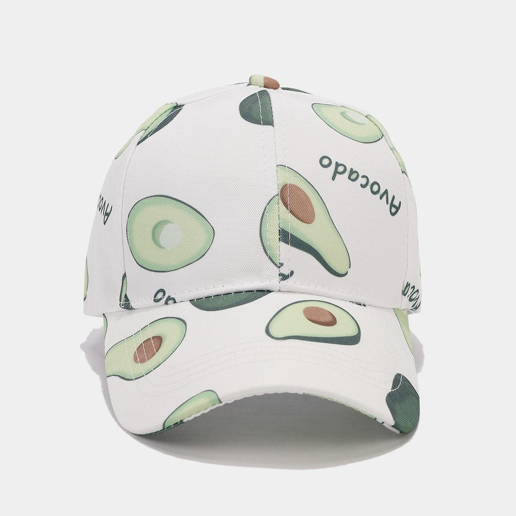 Tropical fruit banana pattern full print baseball cap women's fashion breathable shopping cap men's sports sun hat tide