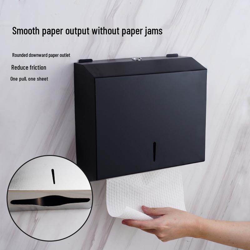 304 Stainless Steel Waterproof Toilet Paper & Hand Towel Dispenser