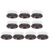10Pcs 8 Inch Transparent Plastic Cake Pastries Box Cupcake Muffin Dome Holders Cases Boxes Cups