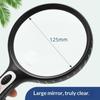 Large Lens Illuminated Handheld Magnifying Glass High Brightness Light Durable ABS Frame Reading Aid for Elderly Gift Option