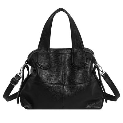 Große, geräumige Retro-Damenhandtasche, Schulter- und Umhängetasche