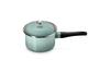 Le Creuset EOS Enamel Saucepan, 16cm, Sea Salt, with Stainless Steel Handle, Gas and Induction Compatible [Official Japanese Product]
