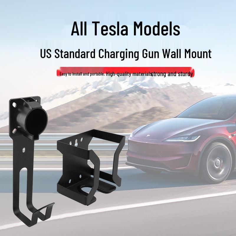 Universal Wall Mount for Tesla Model 3/Y Charging Gun - US Standard Holder