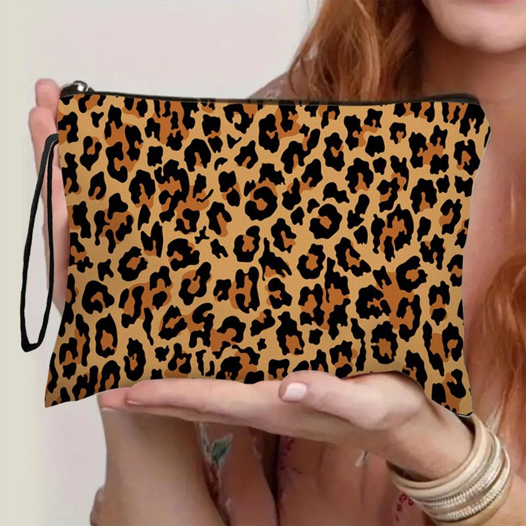 Yodilala Character Pouch This lightweight pouch is perfect for and Leopard 3-Piece Set cute, shopping, dining, dates. design.