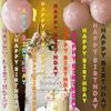 Ins Style Laser Happy Birthday Banner for Party Decorations