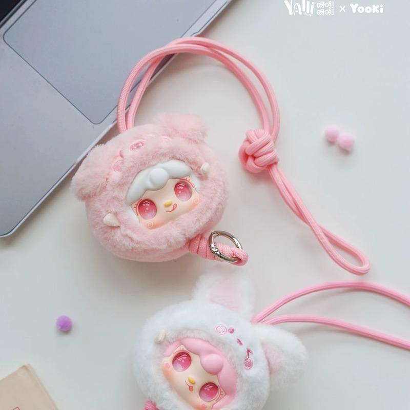 Genuine Yooki V7 Pendant Phone Lanyard Series Vinyl Mini Blind Box Cute Decor Collection Figurine Kid Girl Birthday Gift Toy