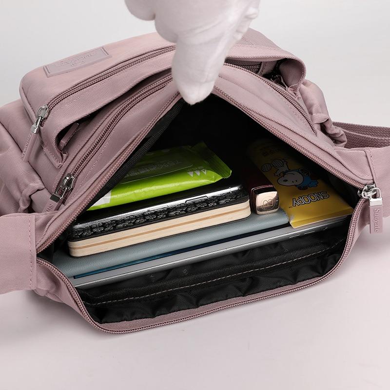 New Versatile Bag Women's Casual Oxford Cloth Waterproof Messenger Bag Women's Bag Large Capacity Mother Shoulder Bag Women