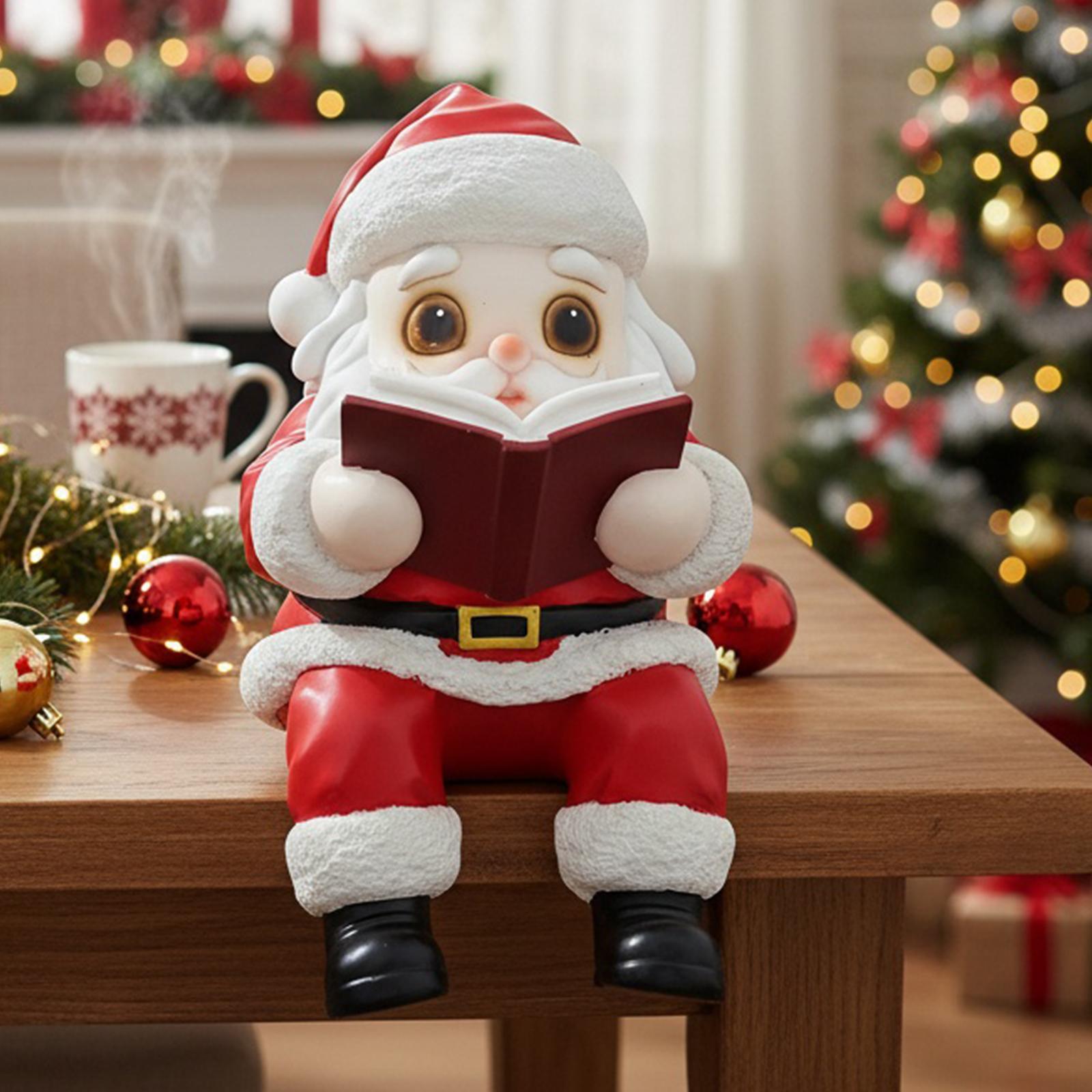 Santa Claus Reading Book Night Light Christmas Night Lamp LED Christmas Night Light for Bedroom China Mainland