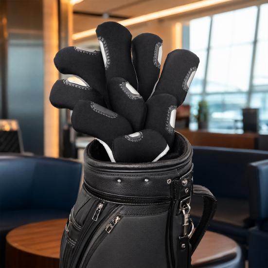10 Pcs Golf Iron Covers Set Neoprene Golf Club Headcovers with Number Window