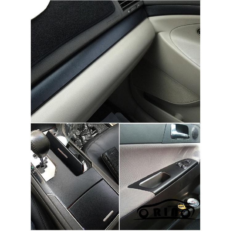 Premium Black Leather Pattern PVC Adhesive Vinyl Film Stickers For Auto Car Body Internal Decoration Vinyl Wrap Car Leather