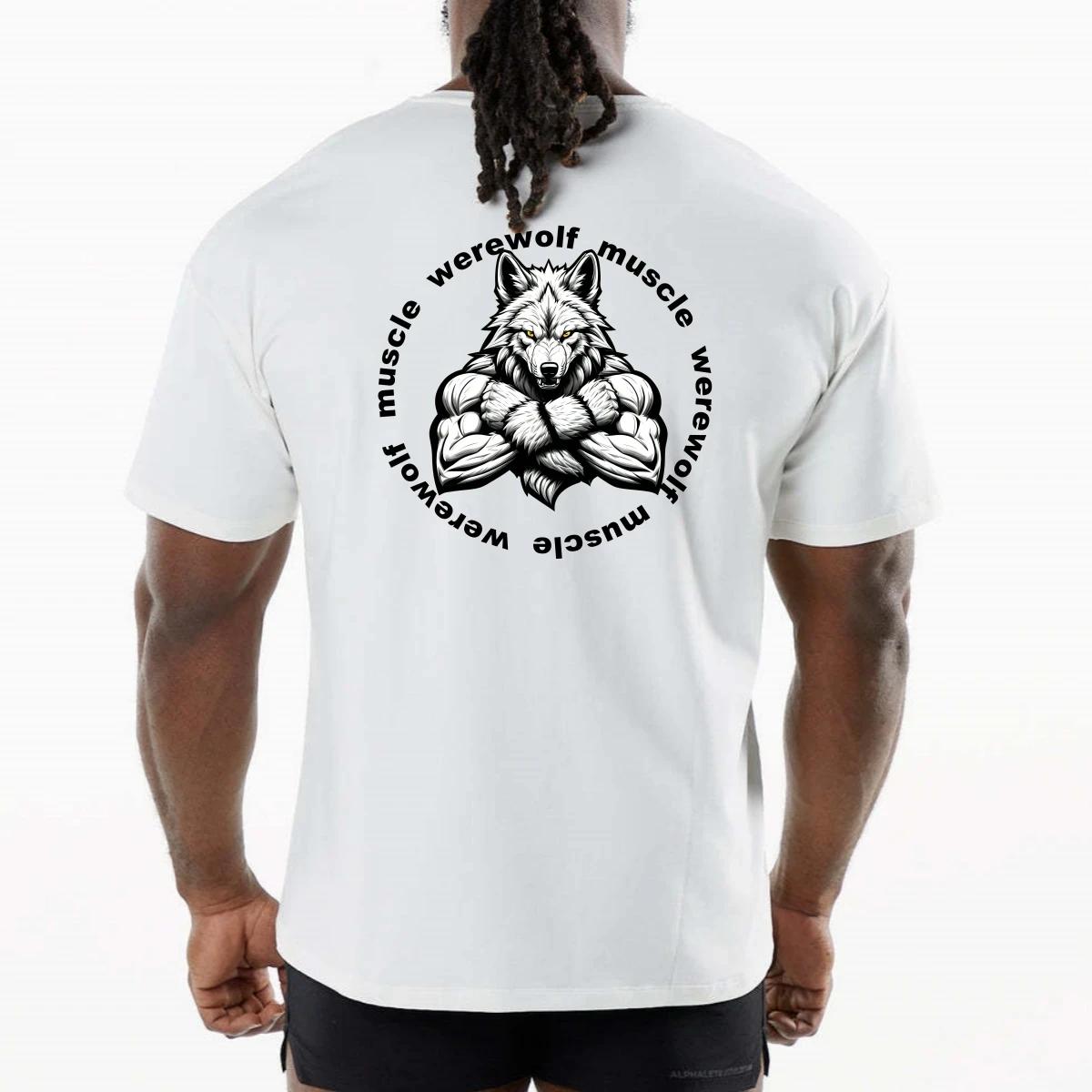 

Мужская футболка Спортивная Мышечная Фитнес Футболка Блузки Свободный Короткий Рукав Летняя Бодибилдинг Футболка Летняя Мужская Хлопковая С Круглым Вырезом Топы XXXXXL чёрный