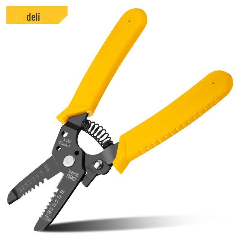 Deli High Carbon Steel Multifunctional Wire Stripper Pliers