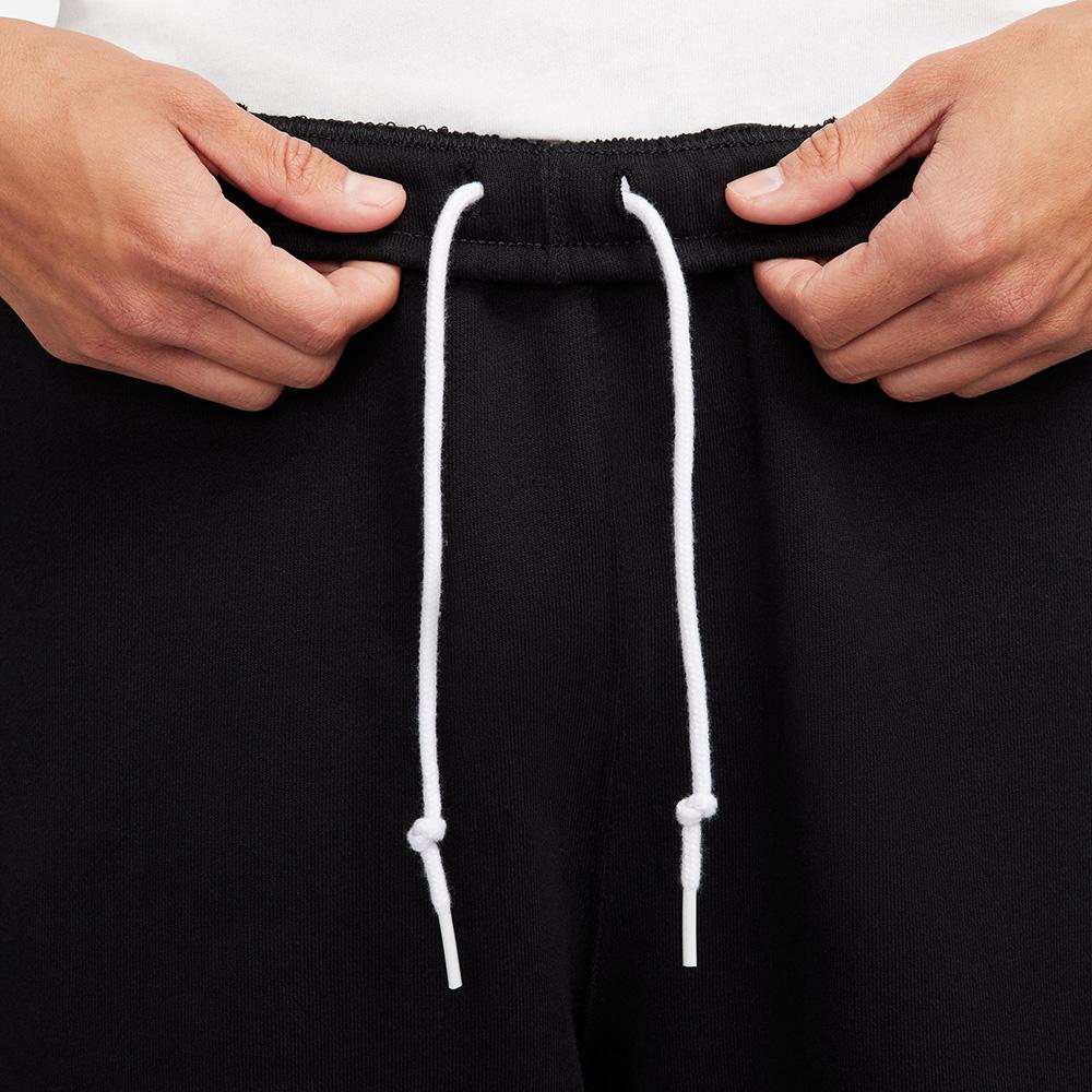 Nike Pantaloni Sportivi Casual da Uomo a Tinta Unita a Vita Media con Coulisse Nero FN3343-010