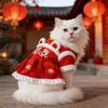 Pet Clothing For Cats And Dogs. Chinese New Year Festive Pet Clothes. Skirts. E