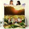 Anime N-NonS NonS BiyoriS Throw Soft Warm Throw Blanket for Bedroom Living Room Bed Travel Camping Picnic Gift