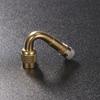 Brass Air Tyre Valve Cover Adapter Schrader Valve Stem with Extension for Car Motorcycle Outdoor Anti-resistance Parts