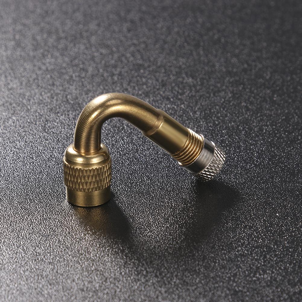 Brass Air Tyre Valve Cover Adapter Schrader Valve Stem with Extension for Car Motorcycle Outdoor Anti-resistance Parts