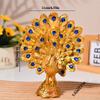 Animal Peacock Statue Home Art Decor Nordic Stylish Collection Figurine for Living Room