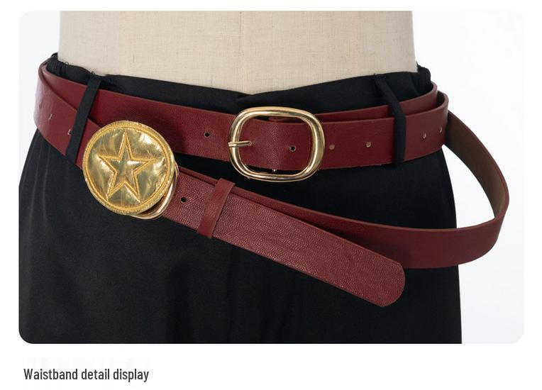 Jujutsu Kaisen Hoshikage Kira Off-Shoulder Cosplay Set: Cropped Top, Black Trousers, Belt & Accessories