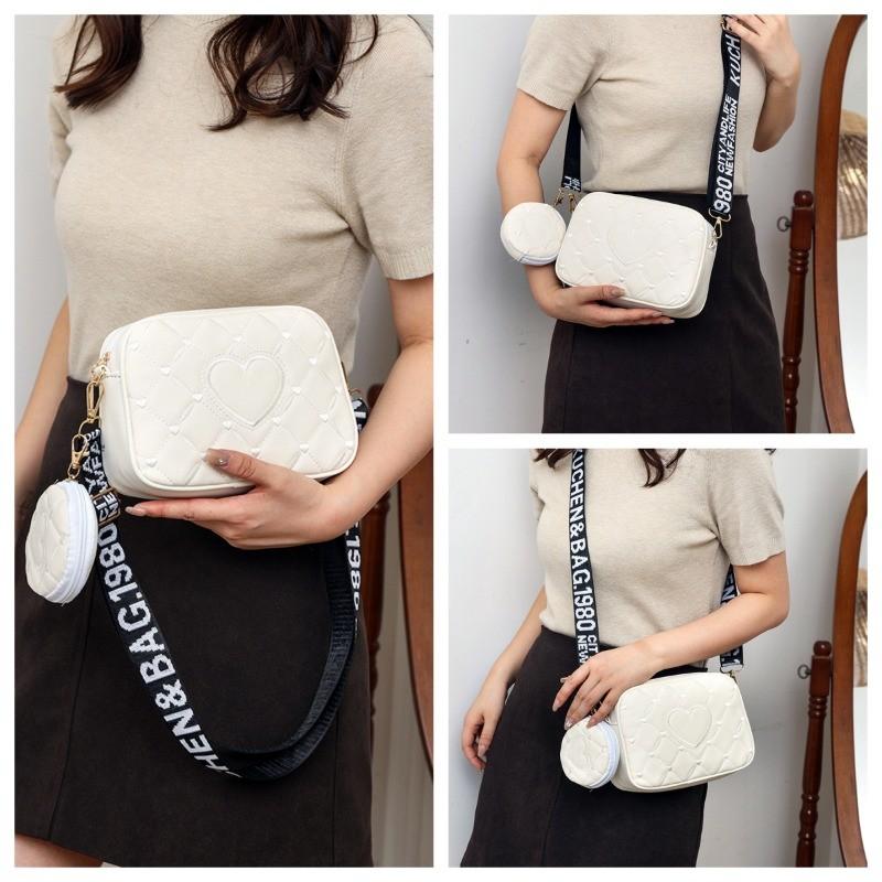 IELGY Trendy Small Square Bag Crossbody Female Bag