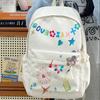 Schoolbag new Korean version Mori graffiti backpack large capacity junior high school student schoolbag fashion campus leisure Harajuku backpack
