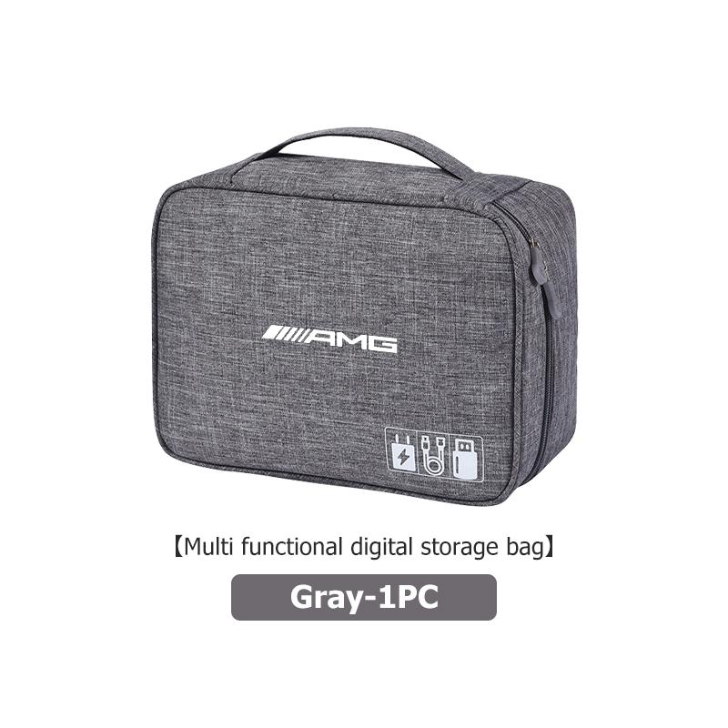 2025 Hot Car Data Cable Storage Case USB Hard Drive Protection Bag For Mercedes Benz AMG A B C E S G Class A180 CLK CLA GLE GLC