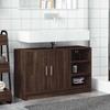 VidaXL Sink Cabinet Brown Oak 90x29x55 Cm Engineered Wood, Bathroom Cabinet, Storage Cabinet Room of 848128