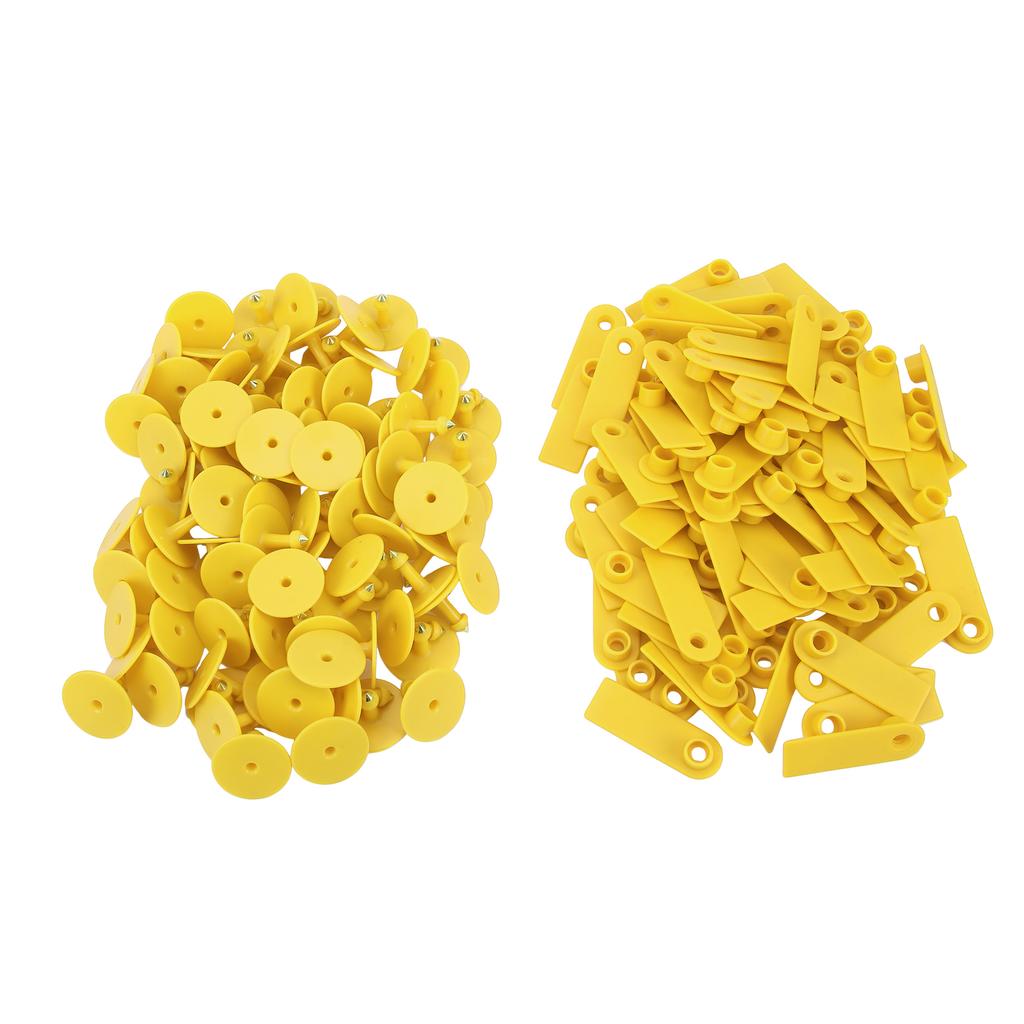 100pcs Animal Blank Ear Tags Goat Sheep Pig Livestock TPU Ear Tags for Farm Animals