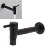 G1Celsius2 Wall Mounted Cold Water Tap 304 Stainless Steel Single Handle Cold Faucet Bathroom Garden Faucet Tap Black