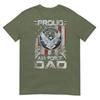 Unisexs Proud Air Force Dad Shirt Military Family Fathers Day TShirt