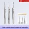 Stainless Steel Blackhead & Pimple Extractor Tweezers for Acne Removal