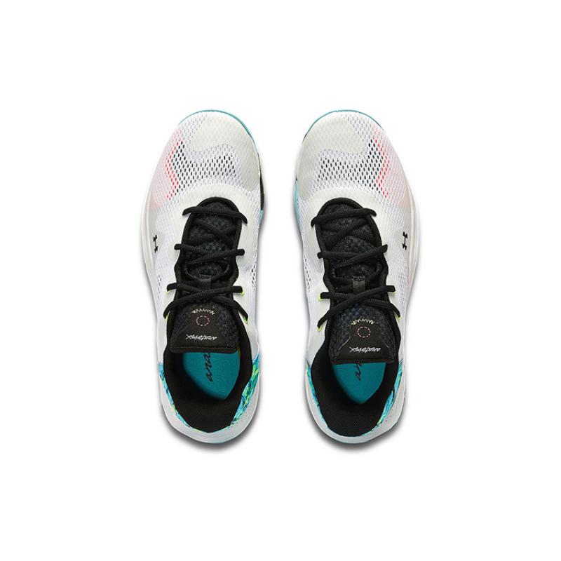 Under Armour Spawn 4 Printed 'White' Sneakers 3025345-102