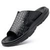 Fashion Mens Slip on Sandals Summer Men Casusal Slippers Outdoor Breathable Half Drag Anti Slip Soft Sole Lazy Flats Classic Beach Shoes