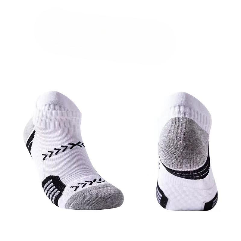Men's Summer Thin Professional Sports Fitness Running Shallow Mouth Breathable Socks