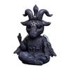 Statue Sculpture Ornament, Statue Decoration Ornament, Home Belief Deity Black Satan Ornament