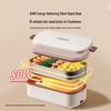 Electric Heated Insulated Lunch Box for Office Workers – Steams Hot Rice and Dishes, Plug-in.