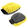 Chenille Beidseitige Haushalts-Autoreinigungs-Handschuhe Verdickte Wasserdichte Auto-Polierhandschuhe Korallenfleece Fensterreinigungstuch