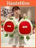 Backpack For Kids With Nylon And Fruit Pattern For School And Daily Use
