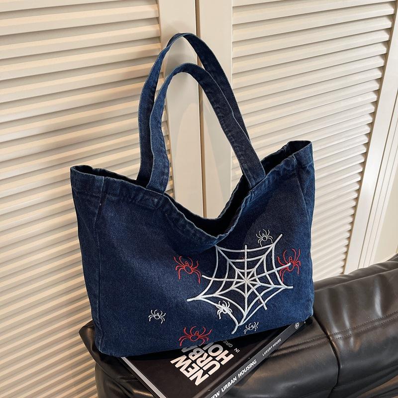 

Autumn and winter retro high-end small bag women s new casual versatile hand bag shoulder armpit bag темно-синього кольору