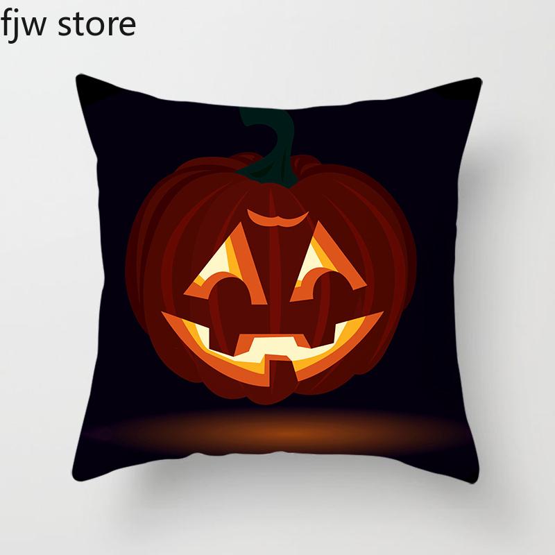 Halloween Decoration Pillowcase Pumpkin Ghost Face  Party  Holiday Gift Sofa Cushion Cover Room Home Decor