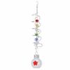 Spiral Tail Bird Feeder Decorative Hanging Outdoor Hummingbird Feeder for Garden Backyard Patio