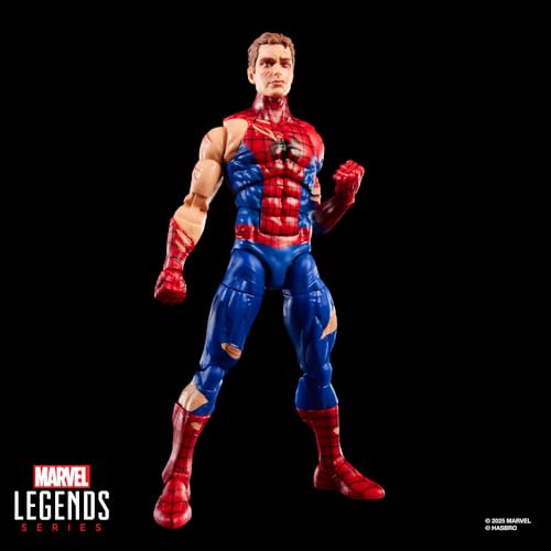 Hasbro Marvel Legends Series "Magic: The Gathering" Battle Damaged Spider-Man 15 cm Action Figure Toy + Limited Edition Foil Collectible Trading Card