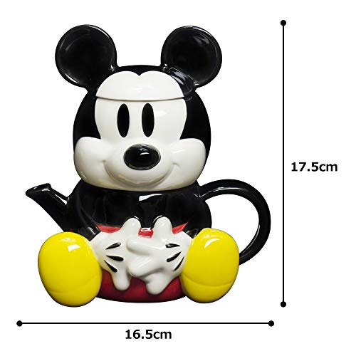 Sun Art Disney Mickey Mouse Teapot & Cup (Single Tea Set) SAN1812