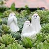 3pcs Resin Halloween Ghost Decor Set Cute Ghost Art Sculpture Ghost Statue  Fish Pond