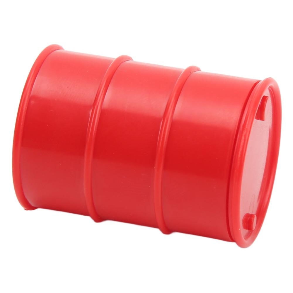 2Pcs ABS Mini Oil Drum Lightweight RC Decoration Tank for SCX24 RC Car For Model Collectors