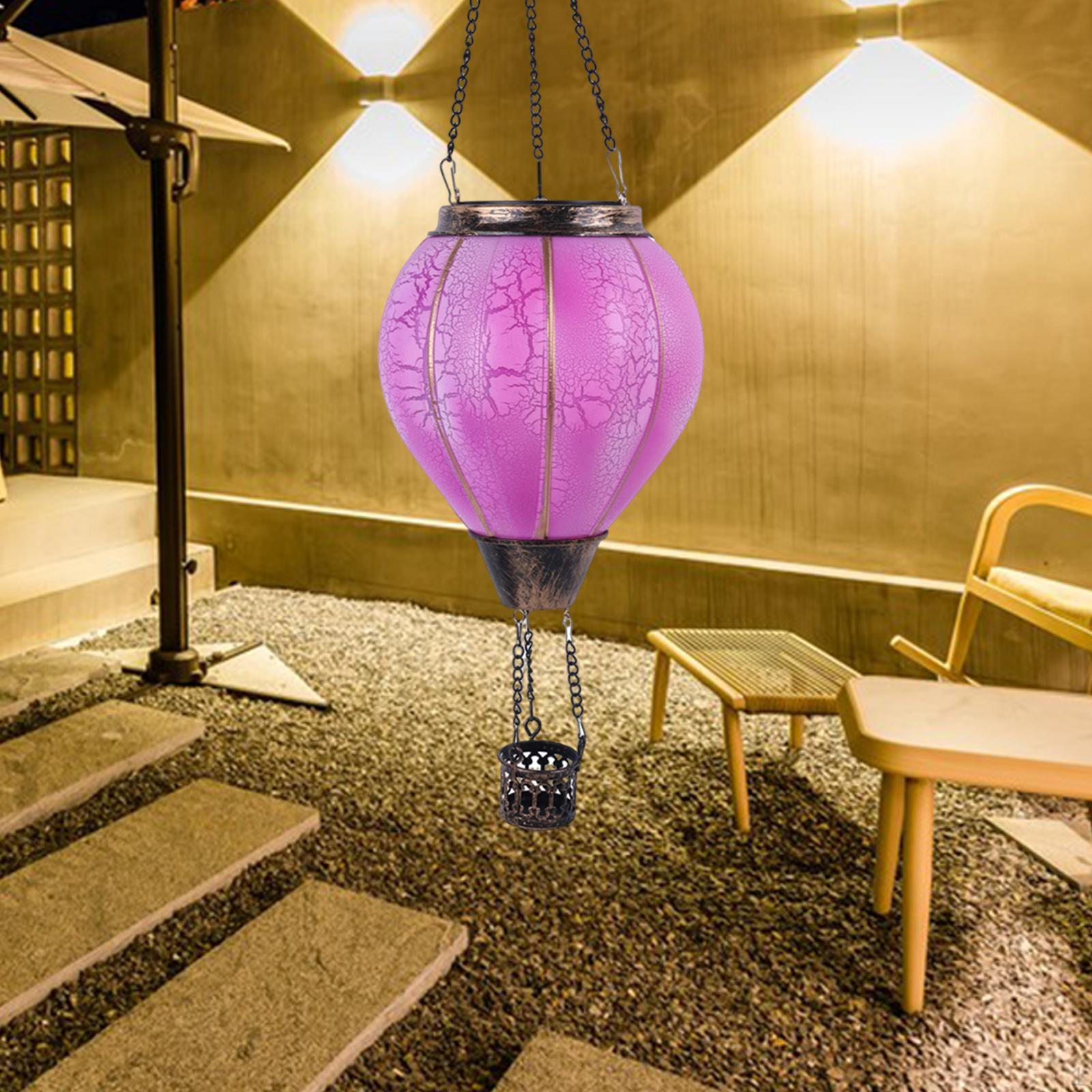 

Солнечный фонарь в виде воздушного шара, подвесной садовый светильник, устойчивый к погодным условиям, с подсвечником для газона Style C