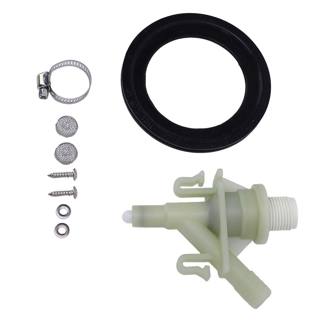 RV Toilet Water Valve Kit 385311641 Water Valve Replacement Kit for Pedal Flush Marine Toilet Motorhome